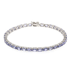 Tansanit-Silberarmband