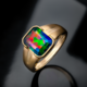 Mezezo-Opal-Goldring (de Melo)