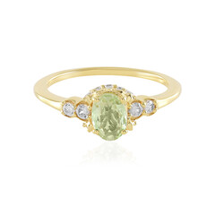 Merelani-Mint-Granat-Silberring