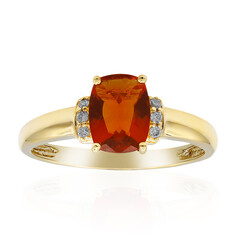 Mexikanischer Feueropal-Goldring (CIRARI)