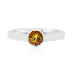 Cognac-Skapolith-Silberring