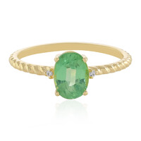 Grüner Kyanit-Goldring