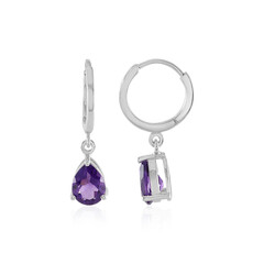 Amethyst-Silberohrringe