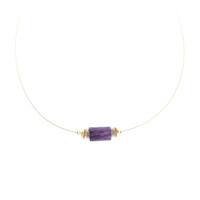Sambia-Amethyst-Halskette