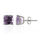 Amethyst-Silberohrringe