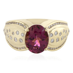 AAA-Pinkfarbener Turmalin-Goldring (de Melo)