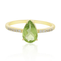 Kaschmir-Peridot-Goldring