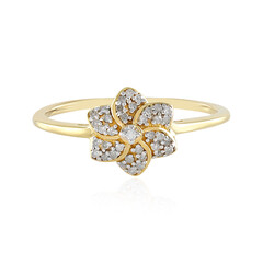 I2 (I) Diamant-Silberring