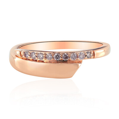 Pinkfarbener I3 Argyle-Brillant-Goldring (Mark Tremonti)