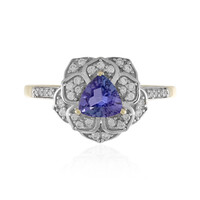 Tansanit-Goldring (Adela Gold)