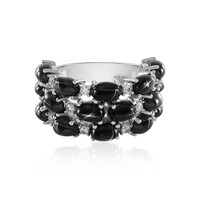 Indischer Stern-Diopsid-Silberring