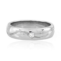 Lupenreiner (F) Brillant-Platinring (LUCENT DIAMONDS)