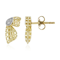 I1 (I) Diamant-Goldohrringe (Ornaments by de Melo)