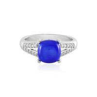 Äthiopischer Blauer Opal-Silberring