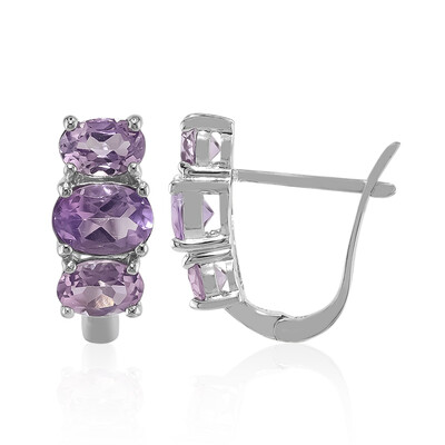 Amethyst-Silberohrringe