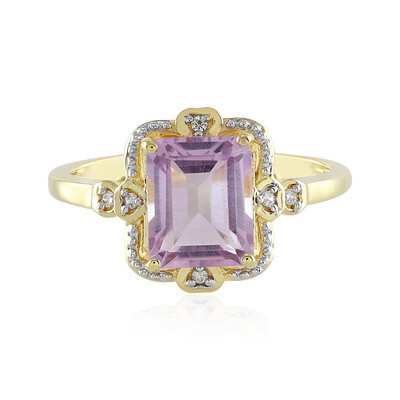 Lavendel-Amethyst-Silberring