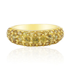 Gelber Saphir-Goldring (Adela Gold)