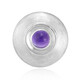 Sambia-Amethyst-Silberanhänger (MONOSONO COLLECTION)