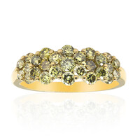 Gelber SI1 Brillant-Goldring (CIRARI)