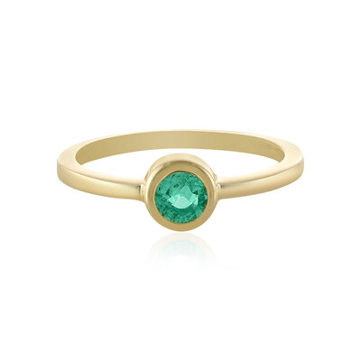 Russischer Smaragd-Goldring
