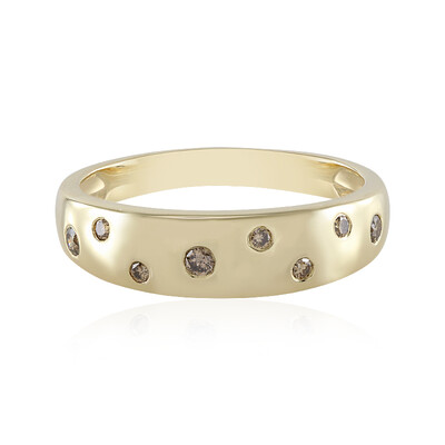 I2 Champagner-Diamant-Goldring (de Melo)
