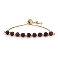 Granat-Silberarmband