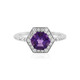 Sibirischer Amethyst-Silberring
