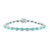 Sleeping Beauty-Türkis-Silberarmband