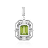 Peridot-Silberanhänger