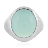 Aqua-Chalzedon-Silberring