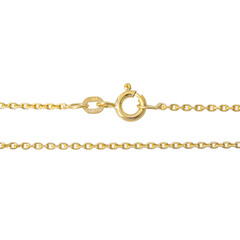 585er Gelbgold-Ankerkette diamantiert - 45 cm - 2,49 g