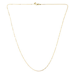 Silber-Veneziakette - 61 cm - 2,7 g - vergoldet