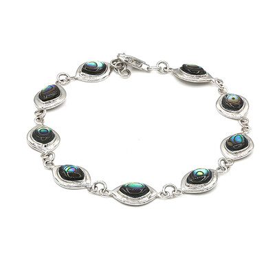 Abalone-Muschel-Silberarmband (Art of Nature)