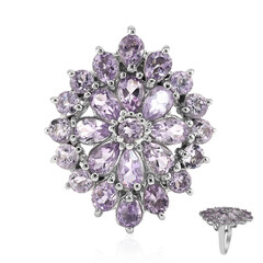 Lavendel-Amethyst-Silberring