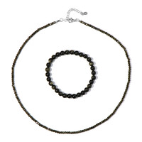 Gold-Obsidian-Silberset