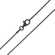 Silber-Schlangenkette - 4,58 g - 60 cm - rutheniert