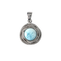 Larimar-Silberanhänger