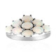 Weißer Opal-Silberring