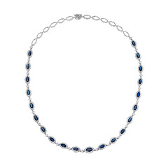 Ceylon-Saphir-Goldcollier (CIRARI)