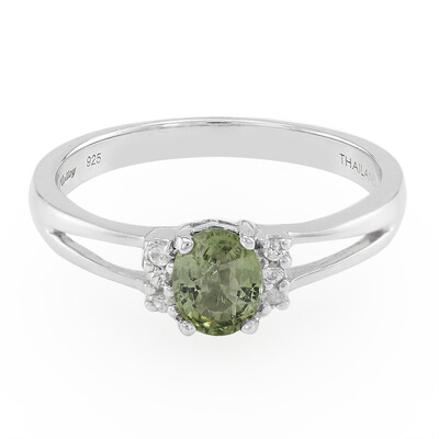 Paraiba-Turmalin-Silberring
