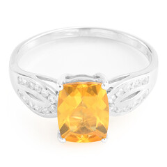 Buriti-Feueropal-Silberring