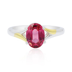 Pinkfarbener Spinell-Goldring