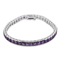 Sambia-Amethyst-Silberarmband