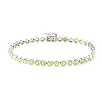 Peridot-Silberarmband