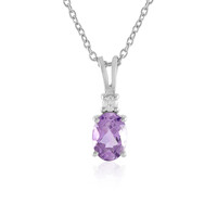 Amethyst-Silberhalskette