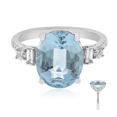 AAA-Brasilianischer Aquamarin-Goldring (CIRARI)
