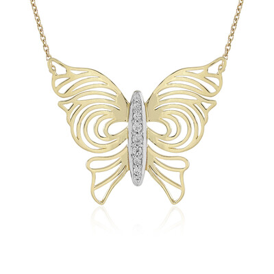 Zirkon-Goldcollier (Ornaments by de Melo)
