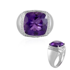 Sibirischer Amethyst-Silberring