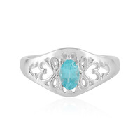 Blauer Apatit-Silberring