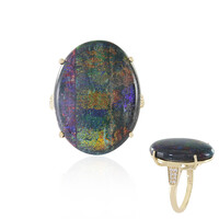 Andamooka-Matrix-Opal-Goldring (AMAYANI)